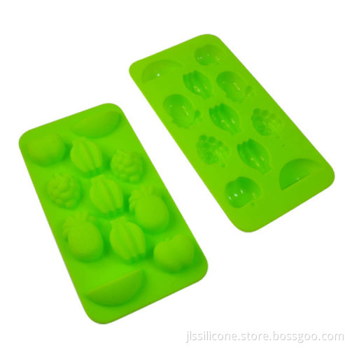 Lfgb 100% Silicone Ice Maker Mould For Happy Life In Fruit Shape 